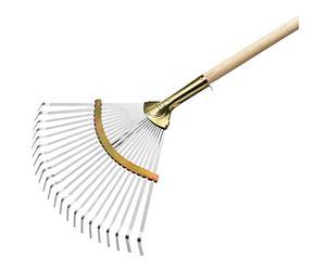 Siena Garden Scopa professionale per foglie 32-48 cm con manico regolabile