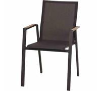Siena Garden Sedia impilabile Rondo antracite/Ranotex grigio