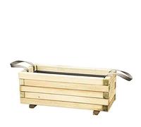 Siena Garden Taunus - Fioriera moderna 90, 90 x 40 x 35 cm, in legno di pino FSC 100%