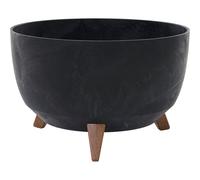 SIENA GARDEN Fioriera Vaso per Piante da Fiori Ciotola Oslo Pietra 40x25 CM