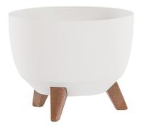 SIENA GARDEN Vaso Da Fiori OSLO Bianco 29 × 23 Cm