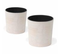 SIENA GARDEN Vaso Da Fiori Set Di 2 Bianco