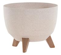 Siena Garden Vaso Da Piante Fioriera Contenitore OSLO Crema 29 Cm Con Inserto