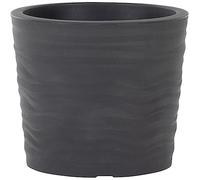 Siena Garden Vaso per piante ECO Madrid nero, Ø 40 cm x 34 cm