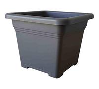 Siena Garden Vaso Quadro Antracite, 40 cm