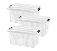 Siena Home Anzio - Scatola portaoggetti 14 l, 3 pezzi