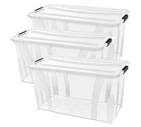 Siena Home Anzio - Scatola portaoggetti 32 l, 3 pezzi