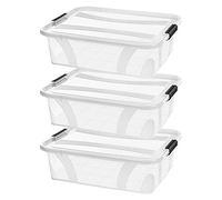 Siena Home Anzio - Scatola portaoggetti 7 l, set da 3 pezzi