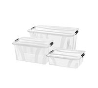 Siena Home Set di 3 contenitori Anzio 7 l, 14 l, 32 l