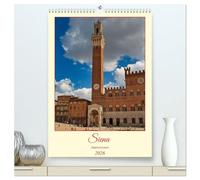 Siena - Impressionen (hochwertiger Premium Wandkalender 2026 DIN A2 hoch), Kunstdruck in Hochglanz: Dieser Kalender zeigt die schönsten Seiten von Siena, der Stadt in der Toskana
