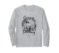 Siena Toscana Riviera Italiana Bandiera Toscana Italia Maglia a Manica