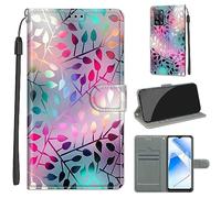 SIENIANLINE Cover per Oppo A55 / A56 5G PU Pelle Custodia Flip Colorato