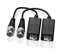 SIENOC 1 Trasmettitori Coppia Video Balun Passivo Cavo BNC a UTP Cat5/5e/6 Cavo per HD-CVI/TVI/AHD Camera 1080P