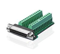 SIENOC connettore DB25 D-SUB Femmina Porta 2 Row Terminale Breakout PCB Board DB 25 Femmina