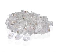 SIENOC Connettore RJ11 6P/4C, Connettori plug per RJ11 4 pin cavo telefono da 100pz