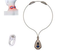 Sienova Lymphatic Device,Sienova Lymphatic Drainage,2 in 1 Therapy Massager,Lymphatic Drainage Massage Machine,15 Gears Portable Lymphatic Relief Neck Massager,5 Modes Intelligent Neck Massage (Gold)