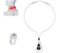 Sienova Lymphatic Device,Sienova Lymphatic Drainage,2 in 1 Therapy Massager,Lymphatic Drainage Massage Machine,15 Gears Portable Lymphatic Relief Neck Massager,5 Modes Intelligent Neck Massage (White)
