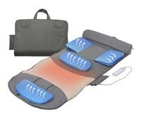 Sienson Tappetino per massaggio ad aria per tutto il corpo con calore, stretching 3D, trazione lombare, intensità e riscaldamento regolabili, 7 programmi per alleviare il dolore al collo, alla schiena