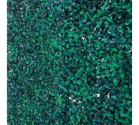 Siepe artificiale Buxus in poletilene H 0,5 m x L 1 m verde Verde scuro