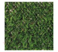 SIEPE ARTIFICIALE CON STECCATO ESTENSIBILE E ERBA CM.100X200