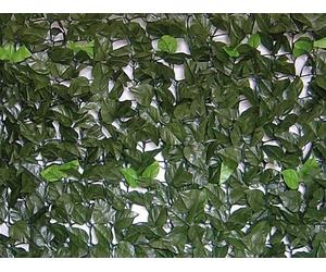 Siepe artificiale con supporto rigido posteriore Rotolo 20 mt Evergreen