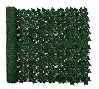 Siepe artificiale - Copertura per recinzione da giardino, resistente ai raggi UV, foglia verde lussureggiante, 1,5 x 1 m, decorazione per esterni, pannelli a graticcio per giardino