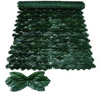 Siepe artificiale di edera recinzione privacy foglia verde decorazione esterna per casa giardino balcone pianta finta 50 x 500 cm perfetta per privacy e fascino estetico