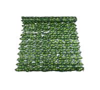 Siepe Artificiale Edera Finta Rete Foglie Finte Parete Verde Frangivista Copri Ringhiera Copertura Balcone Privacy da Giardino Esterno per Recinzione Balconi(Green Su)