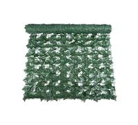 Siepe Artificiale Edera Finta Rete Foglie Finte Parete Verde Frangivista Copri Ringhiera Copertura Balcone Privacy da Giardino Esterno per Recinzione Balconi(Dark Grapes)