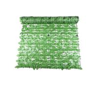 Siepe Artificiale Edera Finta Rete Foglie Finte Parete Verde Frangivista Copri Ringhiera Copertura Balcone Privacy da Giardino Esterno per Recinzione Balconi(Light Pothos)