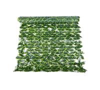 Siepe Artificiale Edera Finta Rete Foglie Finte Parete Verde Frangivista Copri Ringhiera Copertura Balcone Privacy da Giardino Esterno per Recinzione Balconi(Green Mango)