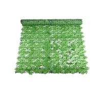 Siepe Artificiale Edera Finta Rete Foglie Finte Parete Verde Frangivista Copri Ringhiera Copertura Balcone Privacy da Giardino Esterno per Recinzione Balconi(Light Maple Leaf)