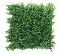 Siepe artificiale Felce verticale in polietilene 1x1 m verde