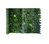Siepe Artificiale 'Foglie Di Lauro' In Rotolo Mt 1,5 X 3 N Pvc Con Clip