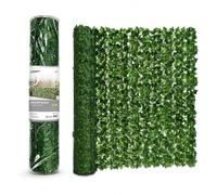 Siepe Artificiale Frangivista 3x1 m Effetto Edera Verde | Rete Privacy Decorativa per Balcone Terrazzo Giardino Recinzione Cancello | Foglie Artificiali Senza Manutenzione EA168