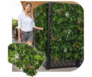 Siepe artificiale Pannello arredamento floreale Jungle 100 x 50 cm - Verdemax