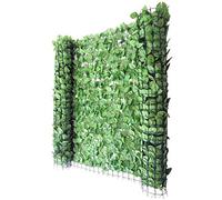 Siepe artificiale privacy balcone giardino rete decorativo T811 plastica poliestere 300x150cm chiaro