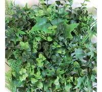 Siepe artificiale Saltus in polietilene H 1 m x L 0,5 m verde Verde