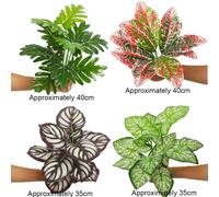 Siepe Artificiale Sfondo Parete 4pz Finto per for verde per for decorazione per