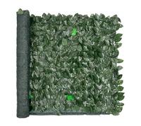 Siepe Artificiale Sintetica Finta Recinzione Casa Foglie Rete Telo Privacy Ombreggiante 100x300 cm
