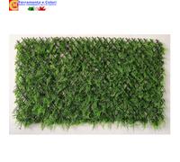 Siepe Artificiale Sintetica Steccato Estensibile Foglie Erba Recinzioni 200x100