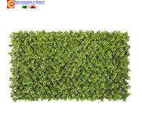 Siepe Artificiale Sintetica Steccato Estensibile Foglie Erba Recinzioni 200x100
