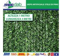 Siepe Artificiale Sintetica Stele Di Pino Per Balconi e Recinzioni Vari Misure