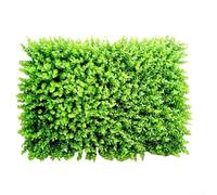 Siepe da giardino 40 x 60 cm, tappeto erboso artificiale verde, decorazione per prato finto, resistente ai raggi UV, tappetino in plastica (#2)
