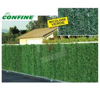 SIEPE FINTA ARTIFICIALE PER RETE RECINZIONE ABETE SINTETICA ANTICADUTA MT 3X1,5