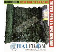 Siepe Finta Edera Artificiale Sintetica Arelle Ombreggiante x Rete Recinzione