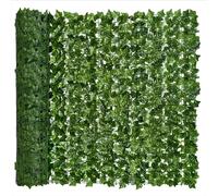 SIEPE FINTA SIEPE ARTIFICIALE FOGLIA VERDE EDERA SINTETICA ANTICADUTA MT 3X1