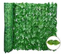 SIEPE SINTETICA 1X3 MT ARTIFICIALE FOGLIE FOGLIAME SUPPORTO RECINZIONE
