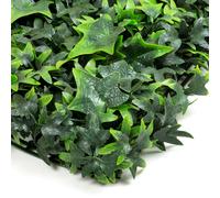 STI Siepe artificiale Ornamentale in Rotoli o Pannelli, Vasi e Quadri vegetali con piante artificiali Top (Edera 50x100cm)