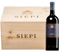 Siepi 30 anni Rosso Toscana IGT 2022 6 bottiglie in cassetta di legno 4,5 l